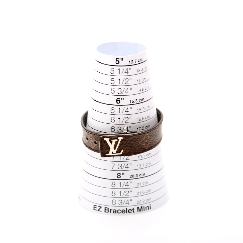 LV Slim Monogram Bracelet Size 19