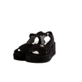 Suede CC Platform Sandals Size 38