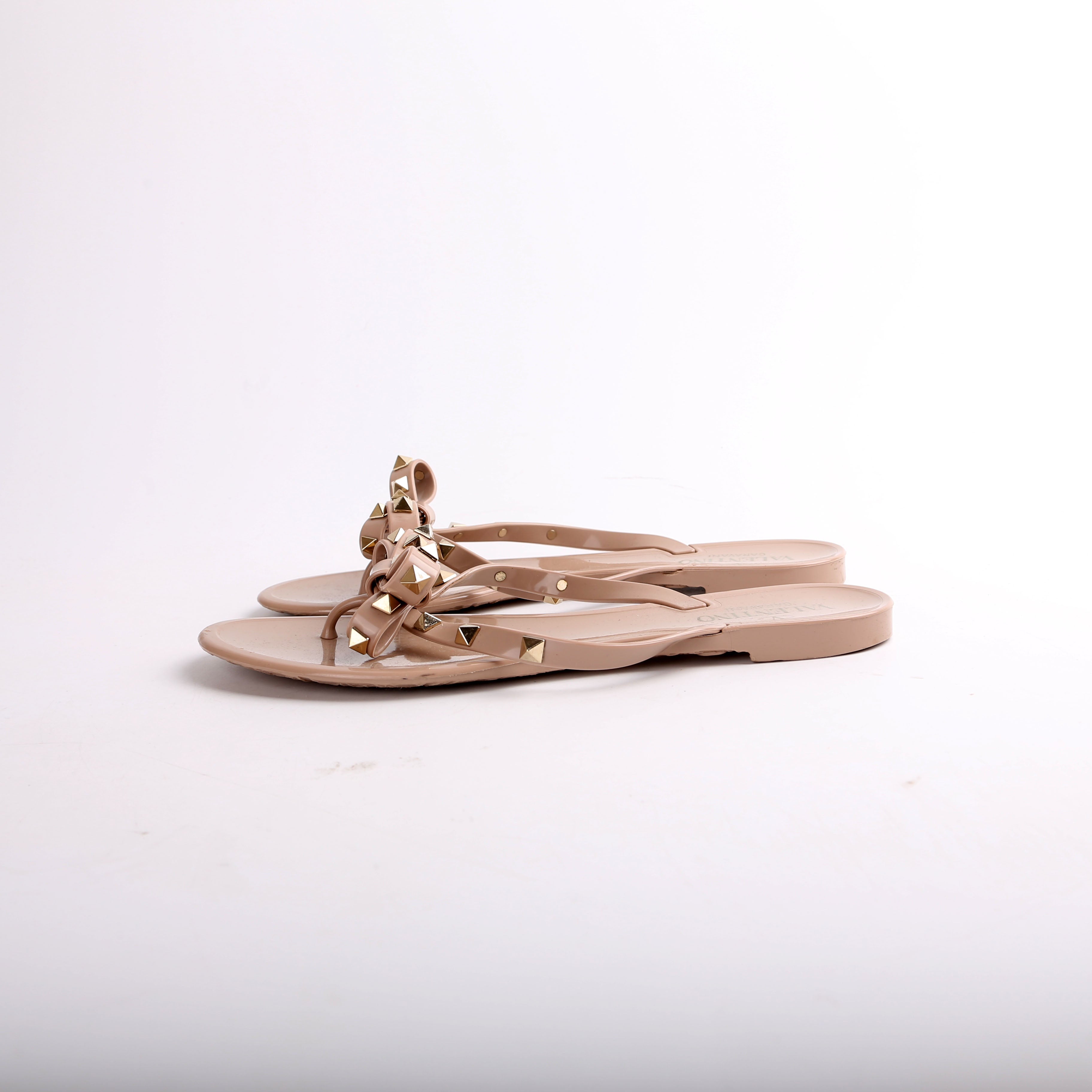 Rockstud Jelly Flip Flops Size 39