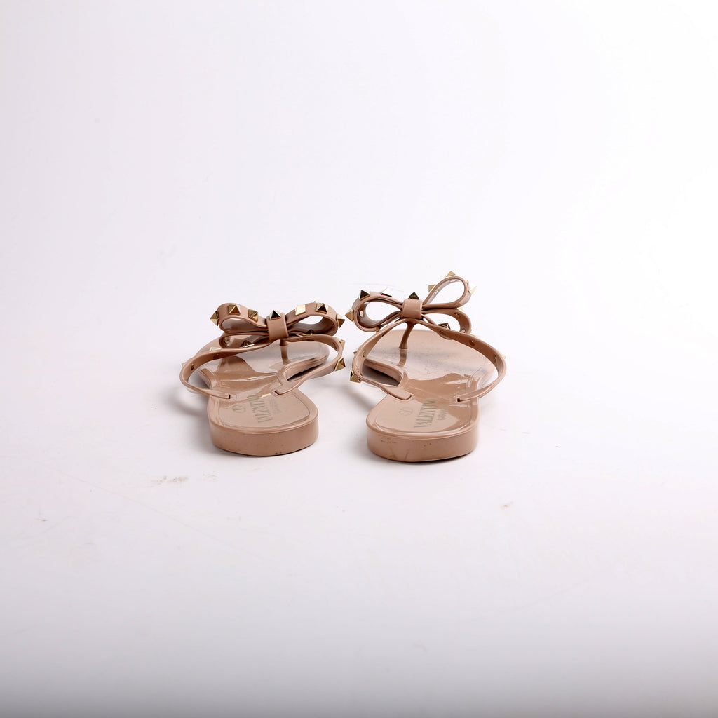 Rockstud Jelly Flip Flops Size 39