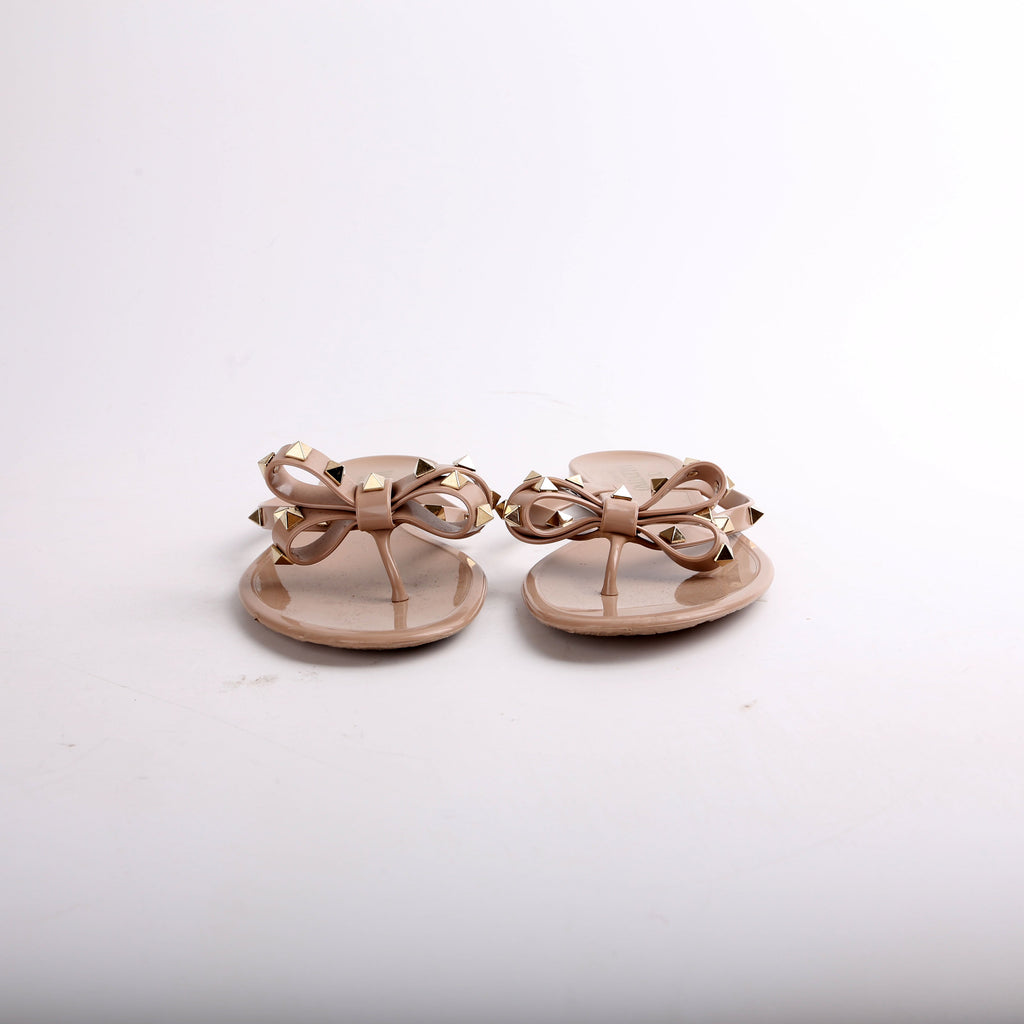 Rockstud Jelly Flip Flops Size 39