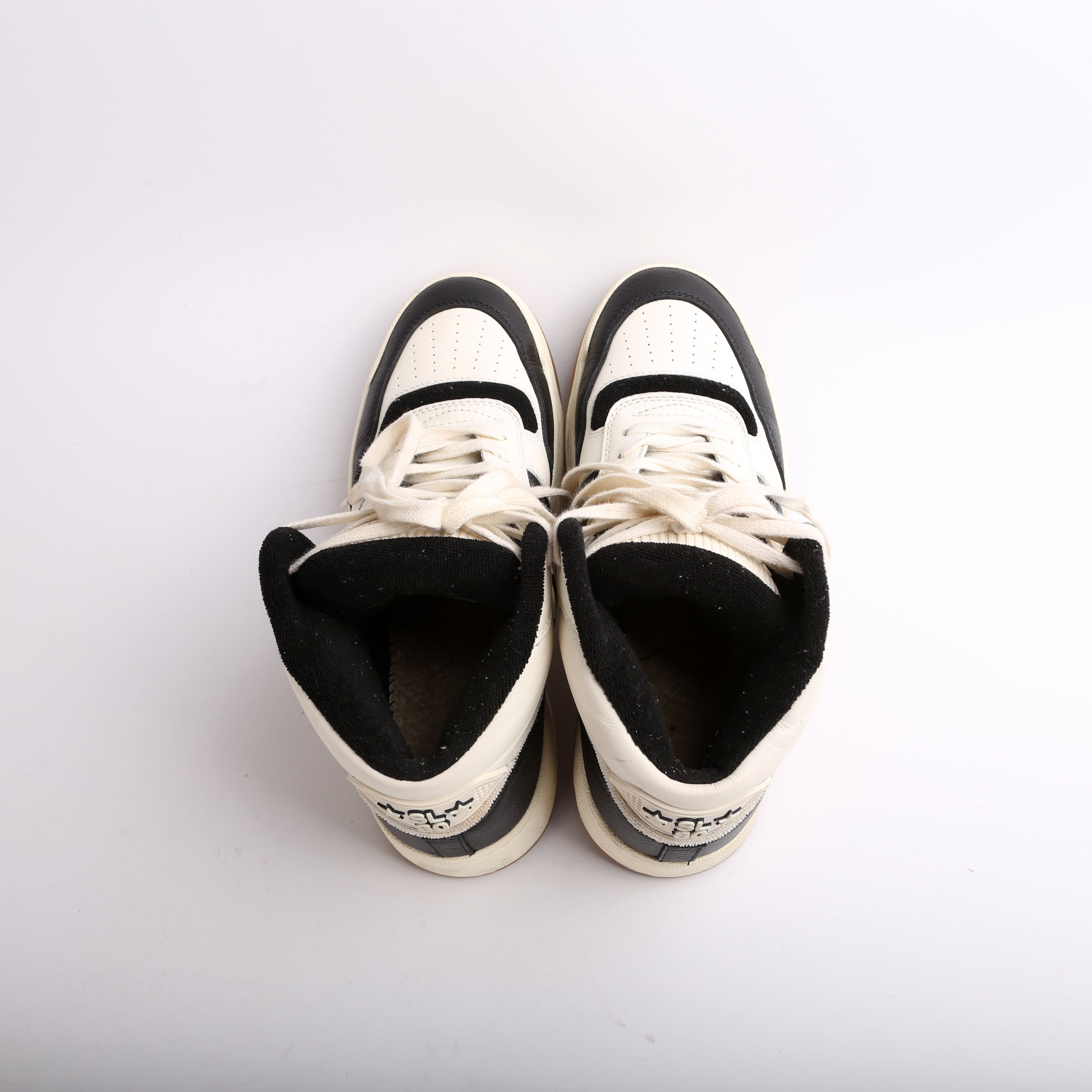 SAINT LAURENT Colour Block High Top Sneakers Size 39