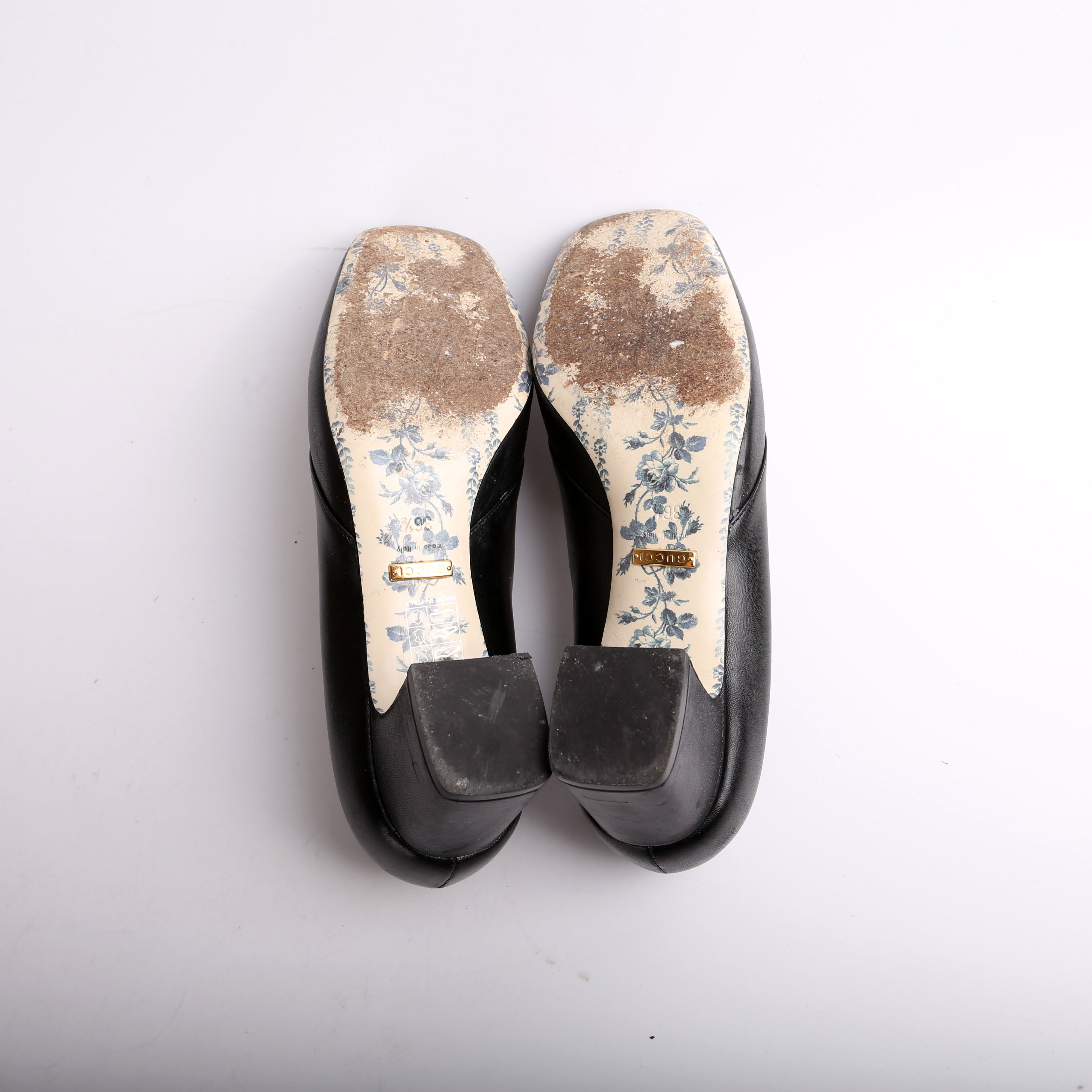 Gucci Victoire 55MM Loafer Pumps Size 36.5