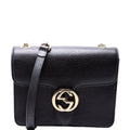510304 Interlocking Small Crossbody Black