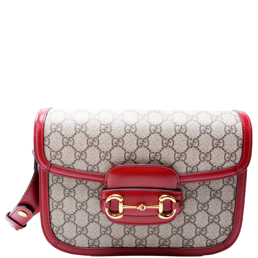 Gucci 602204 Horsebit 1955 Shoulder Bag Red