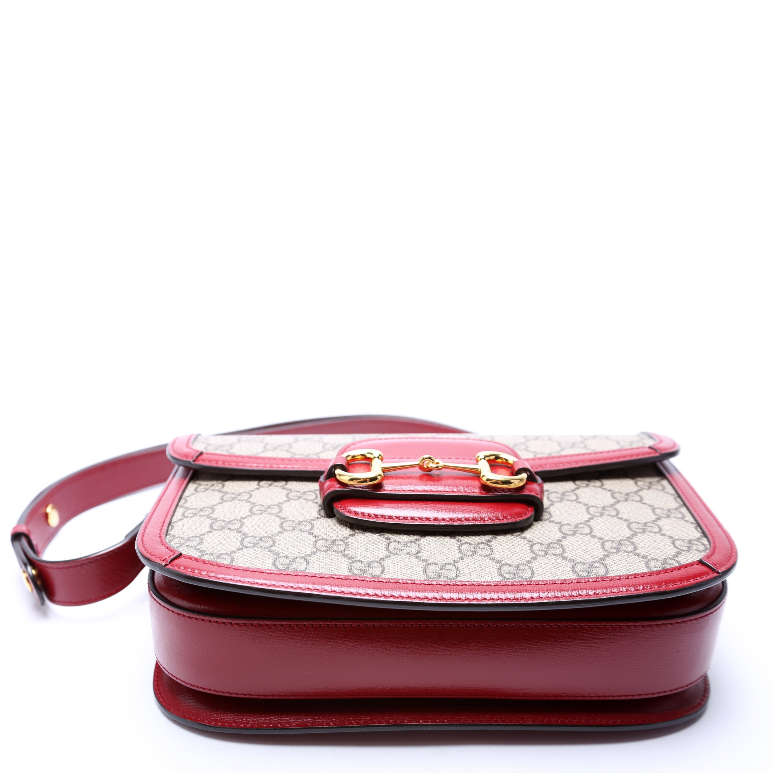 Gucci 602204 Horsebit 1955 Shoulder Bag Red