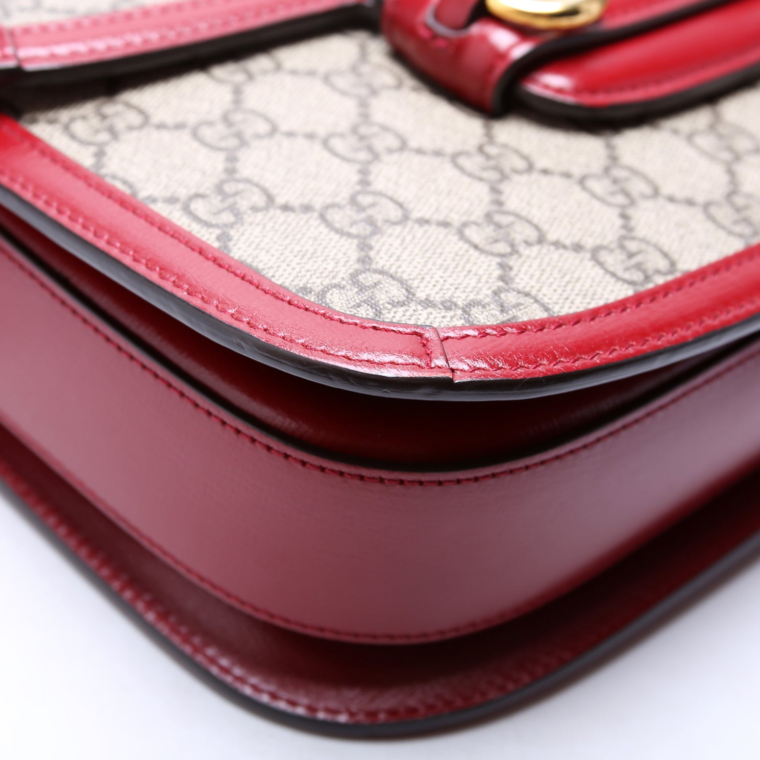 Gucci 602204 Horsebit 1955 Shoulder Bag Red