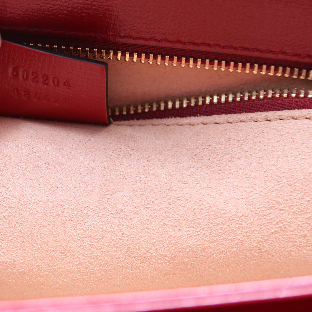 Gucci 602204 Horsebit 1955 Shoulder Bag Red