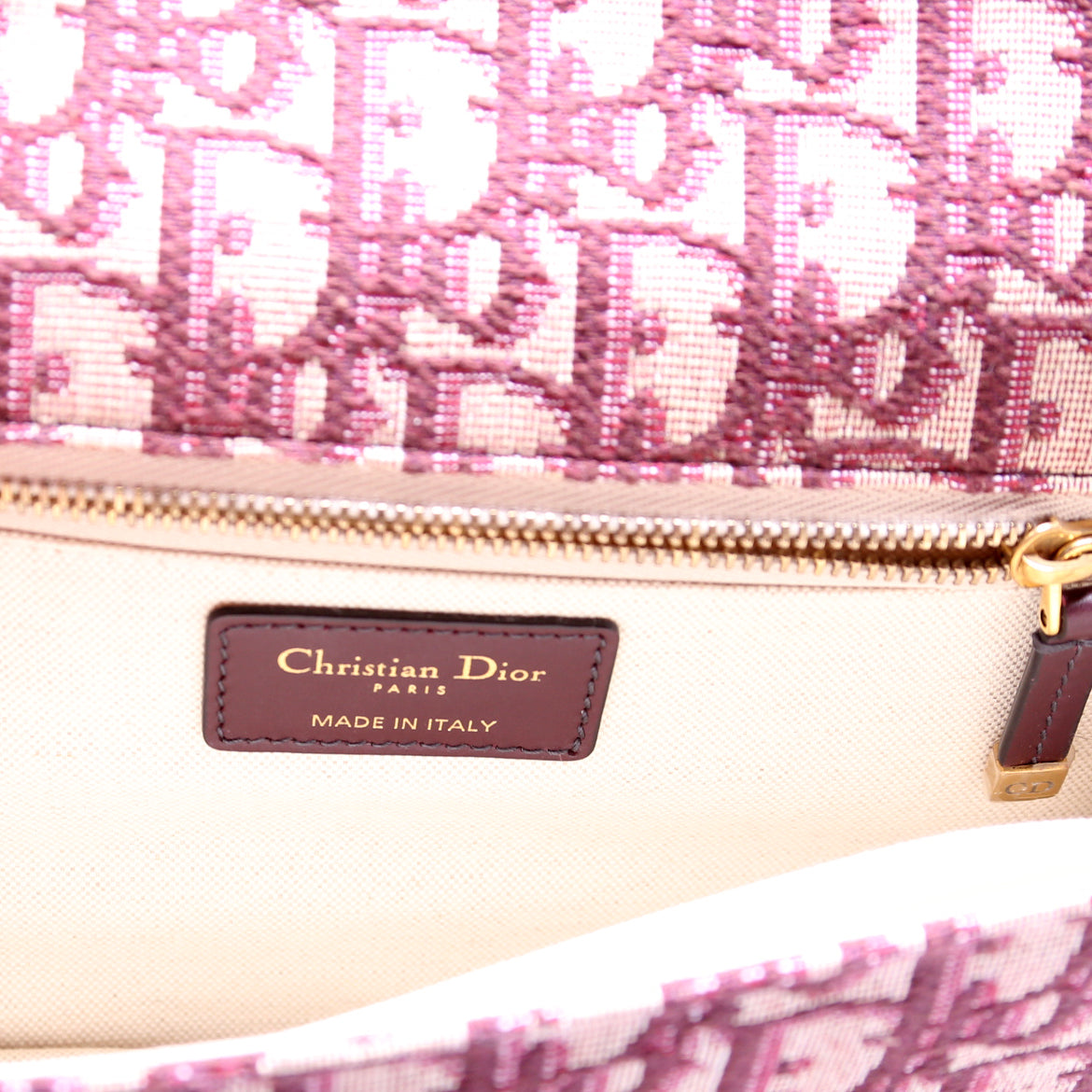 Dioraddict Oblique Flap Bag Burgundy