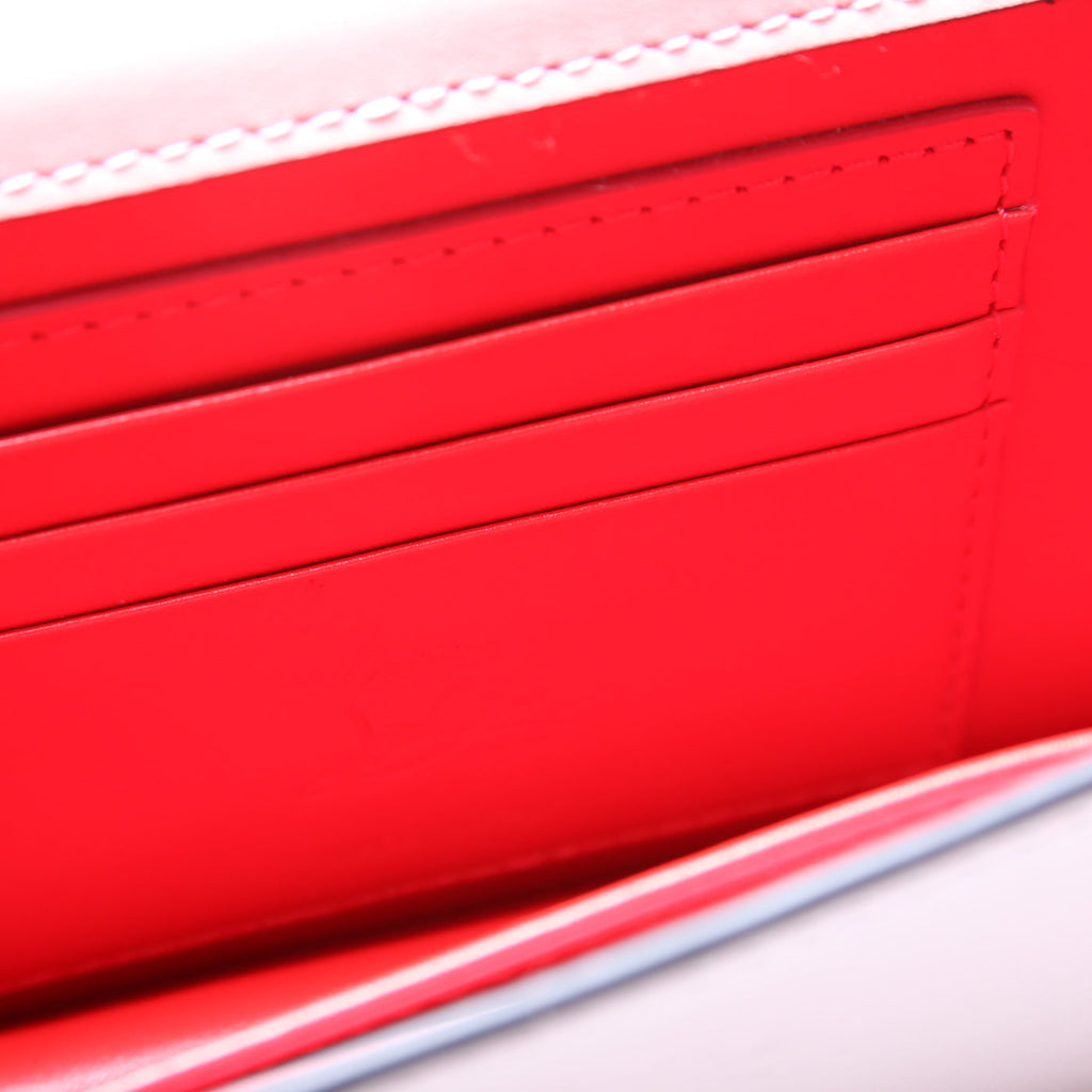 LOUB154 Clutch Calfskin Leather Pink