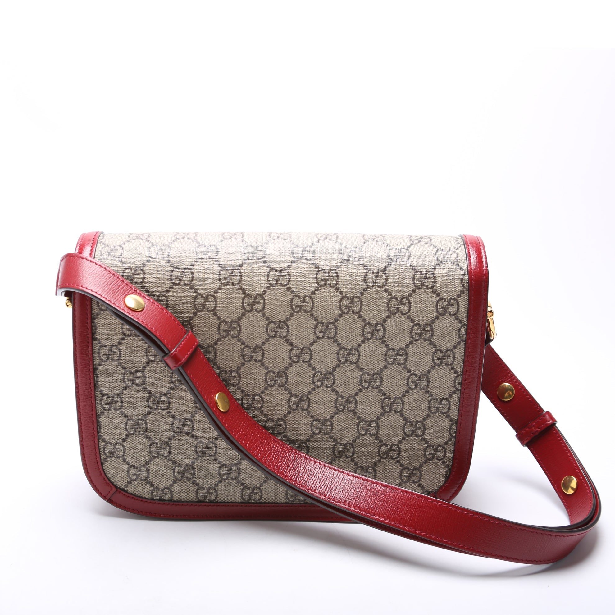 Gucci 602204 Horsebit 1955 Shoulder Bag Red