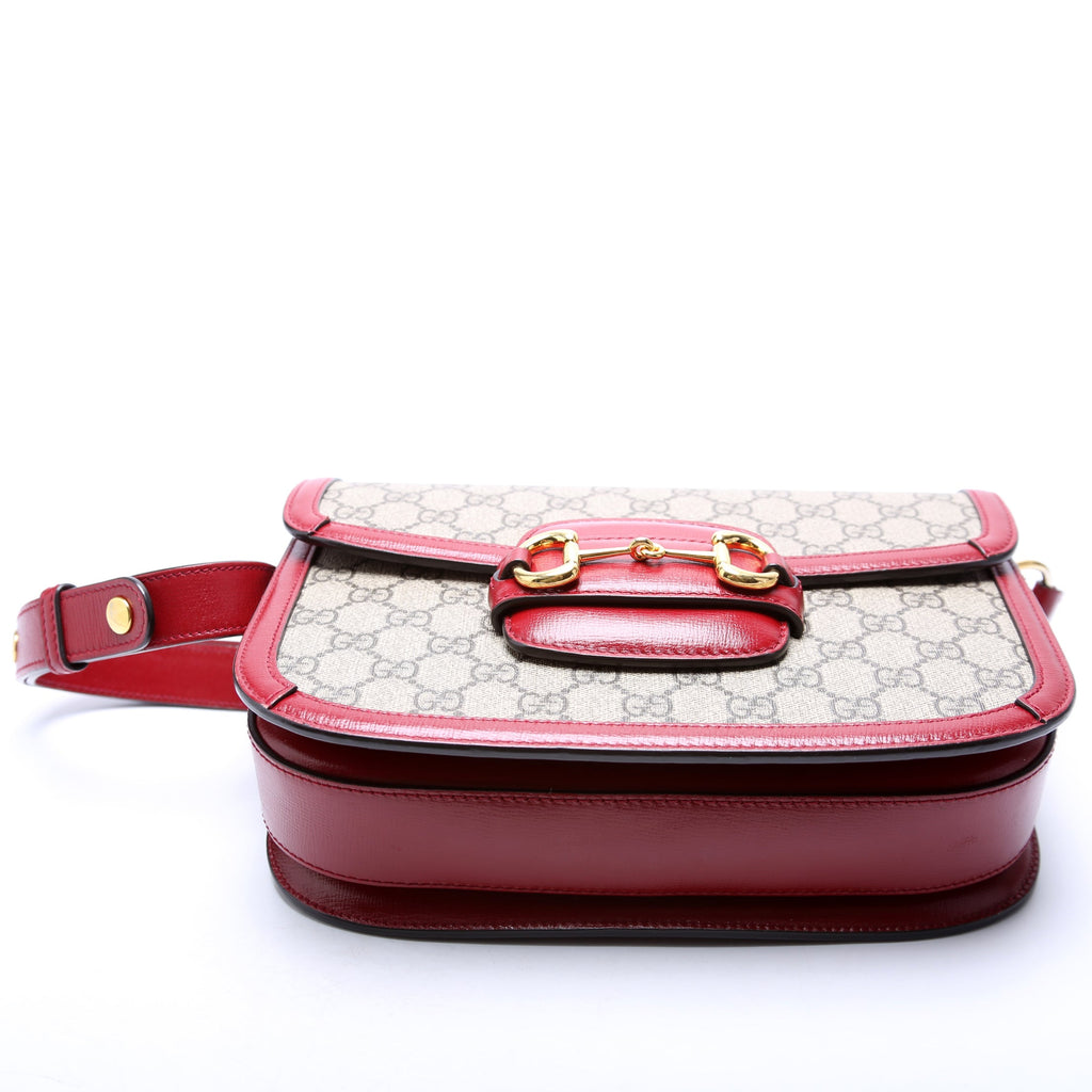 Gucci 602204 Horsebit 1955 Shoulder Bag Red