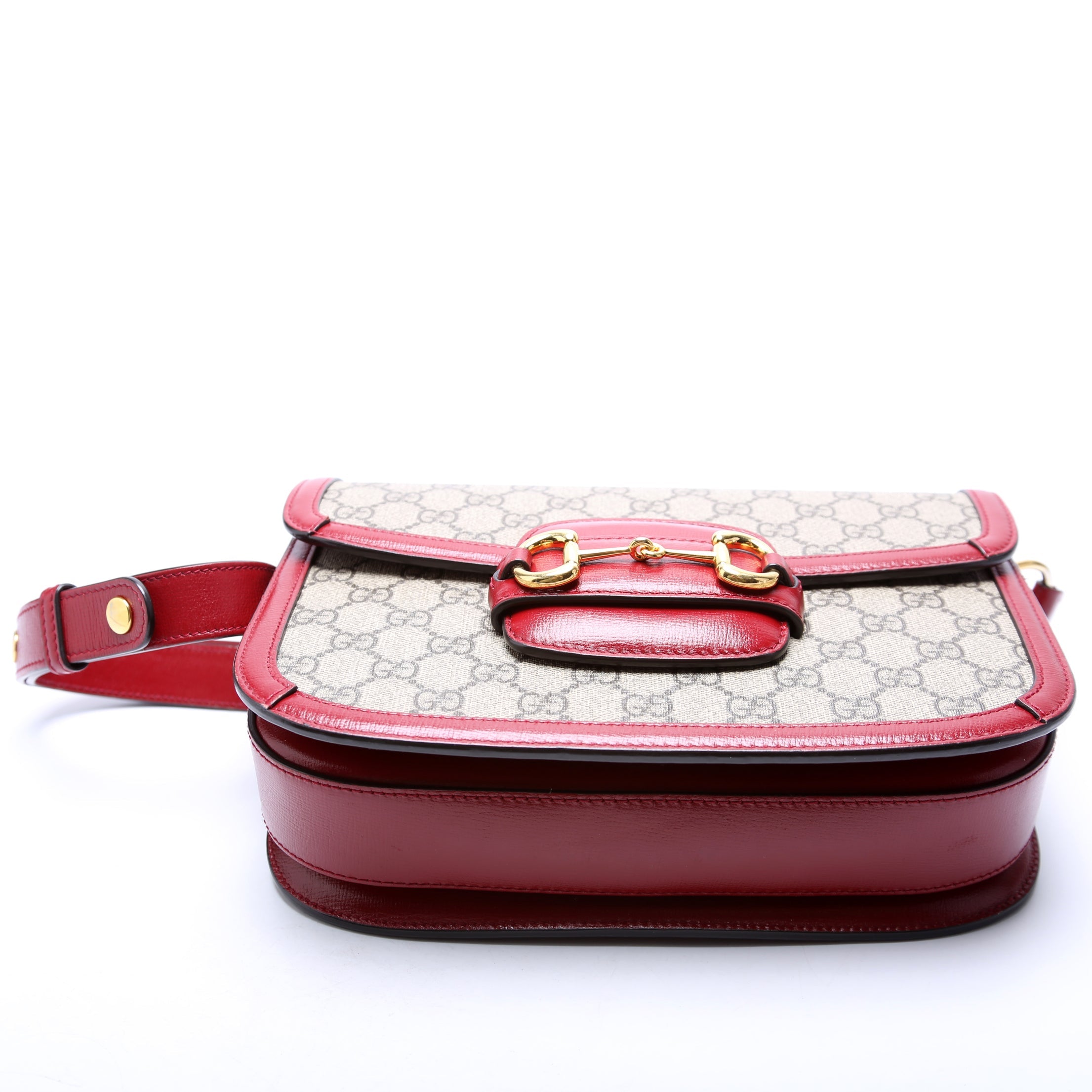Gucci 602204 Horsebit 1955 Shoulder Bag Red