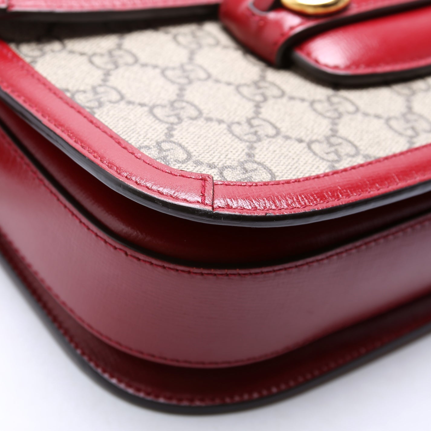 Gucci 602204 Horsebit 1955 Shoulder Bag Red