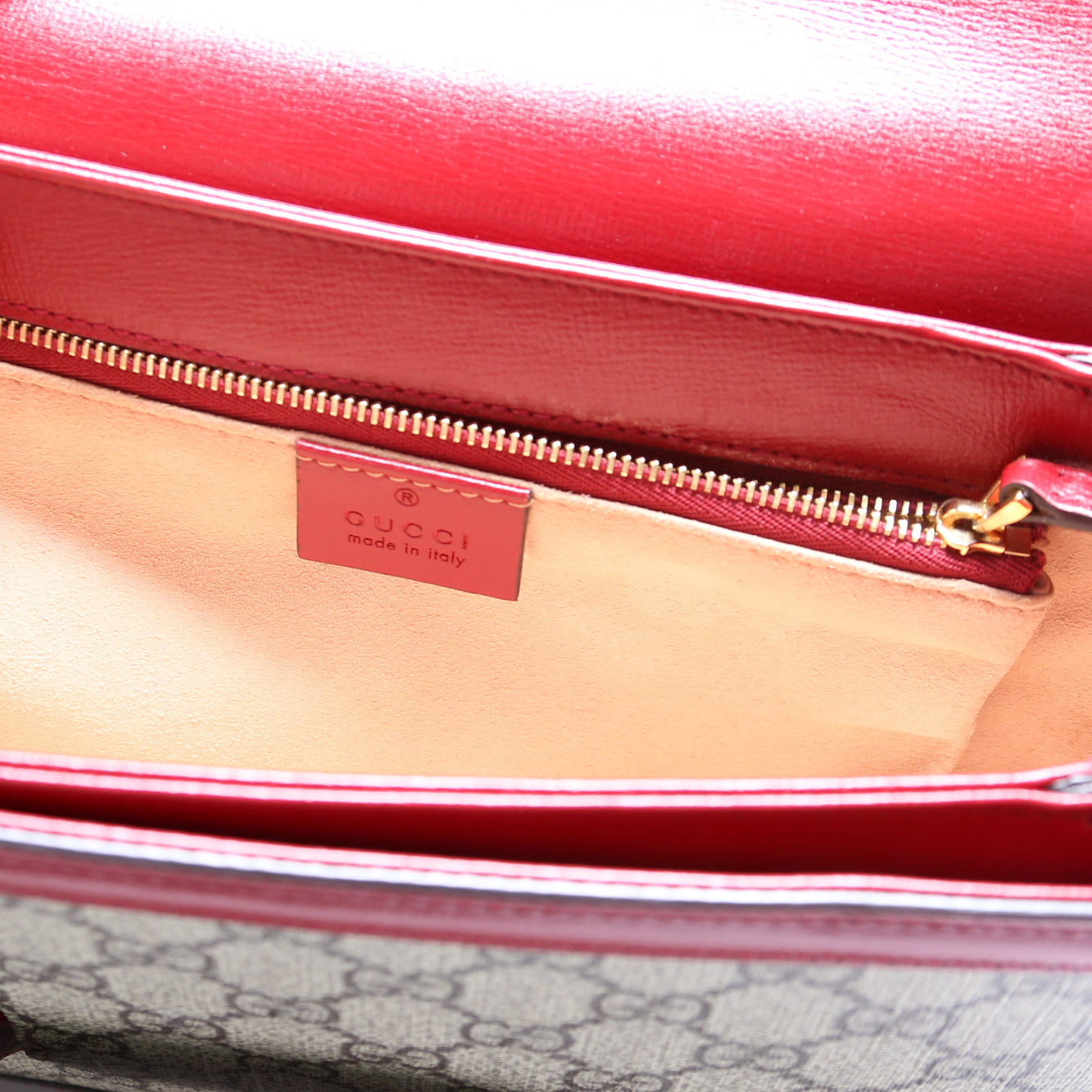 Gucci 602204 Horsebit 1955 Shoulder Bag Red