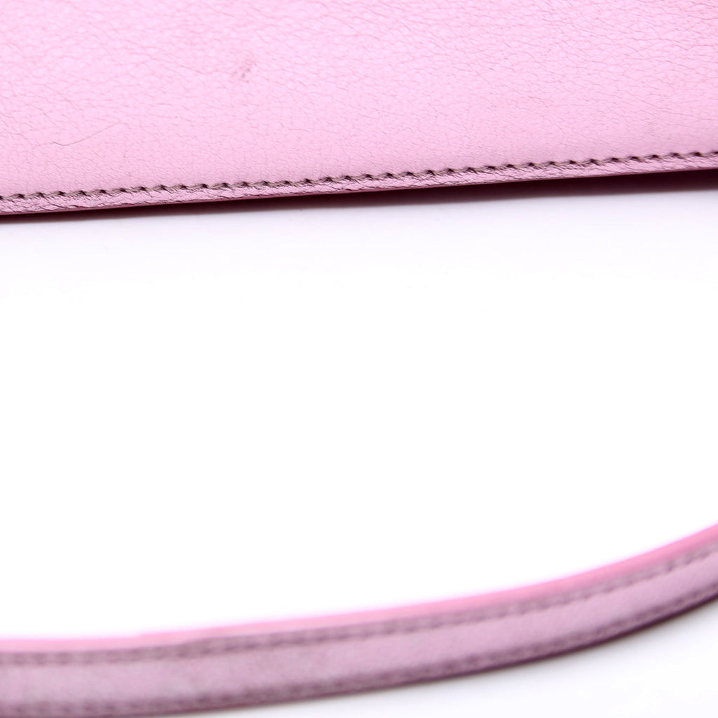 Envelope Chain Wallet Metallic Calfskin 402031 Purple