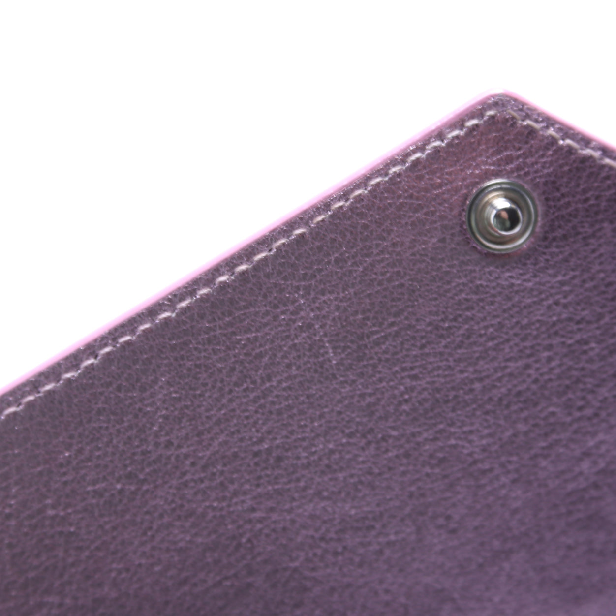 Envelope Chain Wallet Metallic Calfskin 402031 Purple