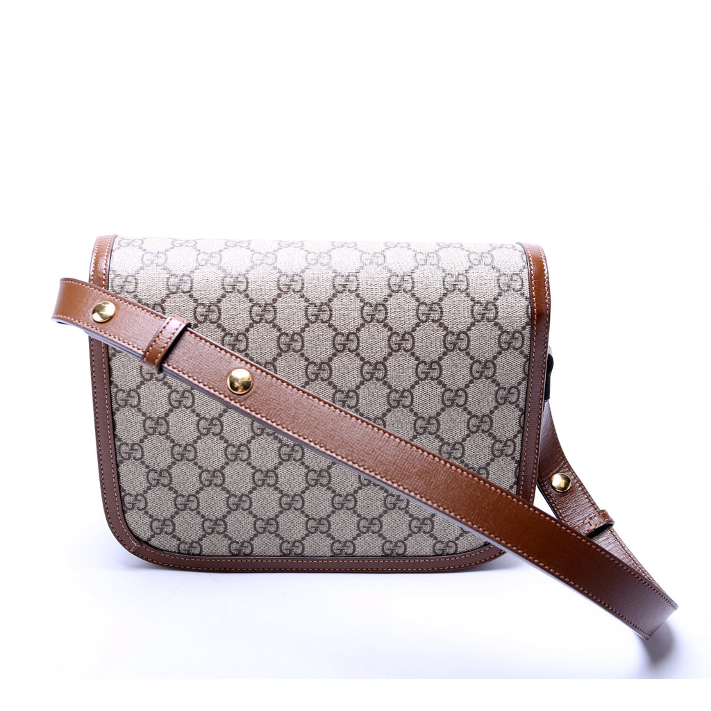 602204 Horsebit 1955 Shoulder Bag Brown