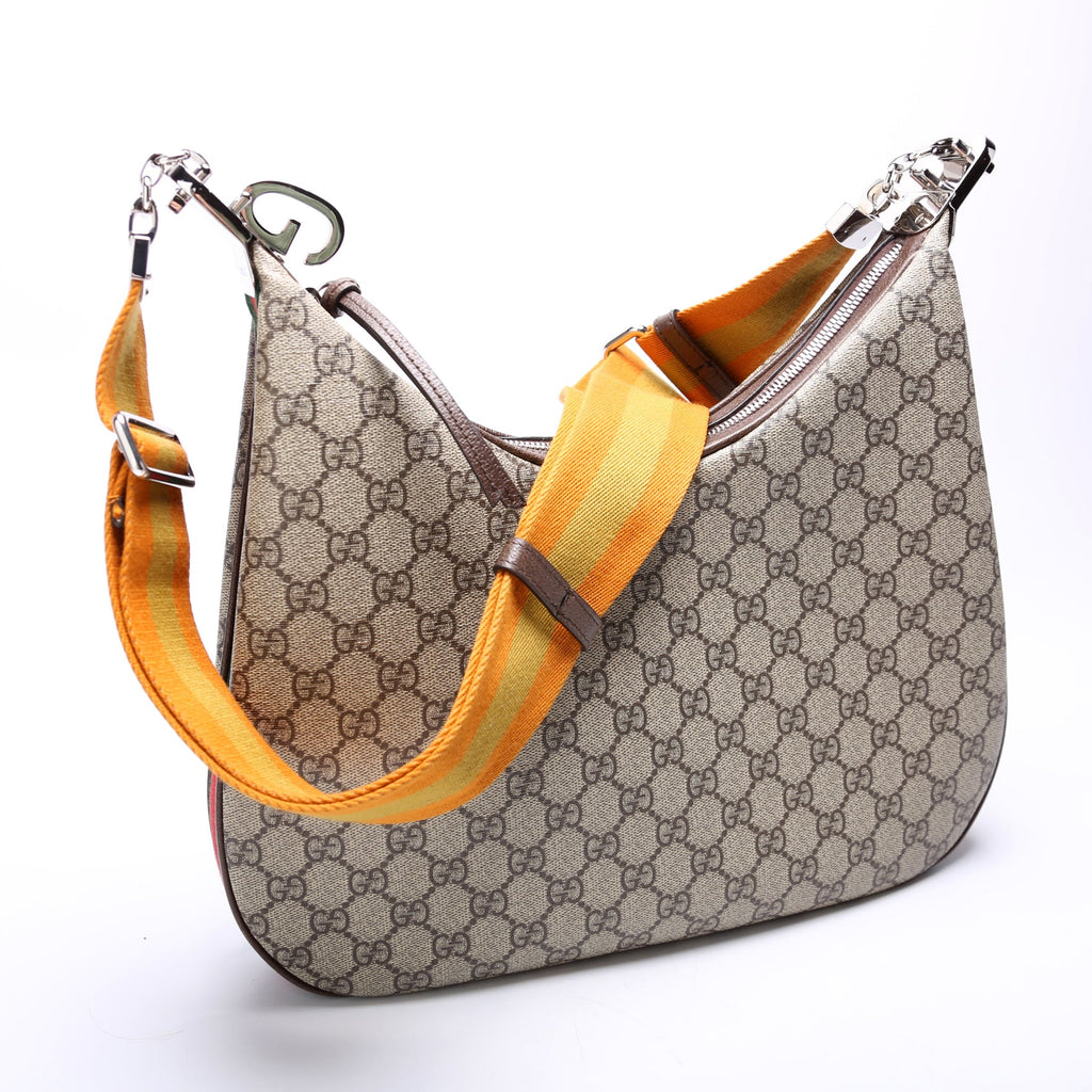 702823 Attache GG Supreme Shoulder Bag Medium