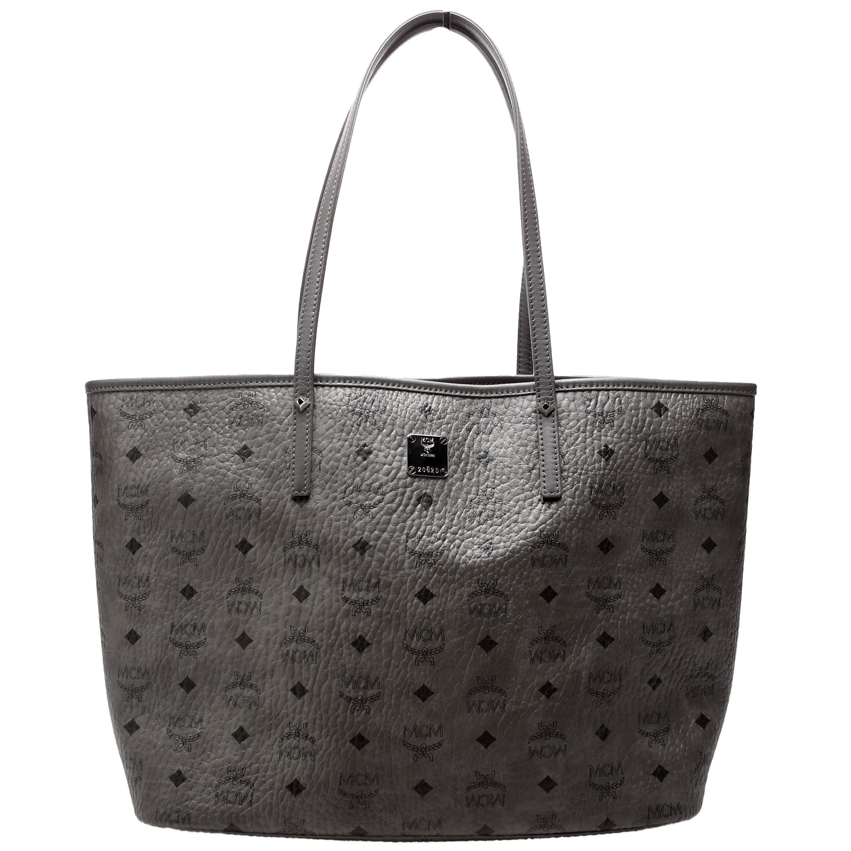 Visetos Reversible Shopper Medium W/Out Pouch Grey