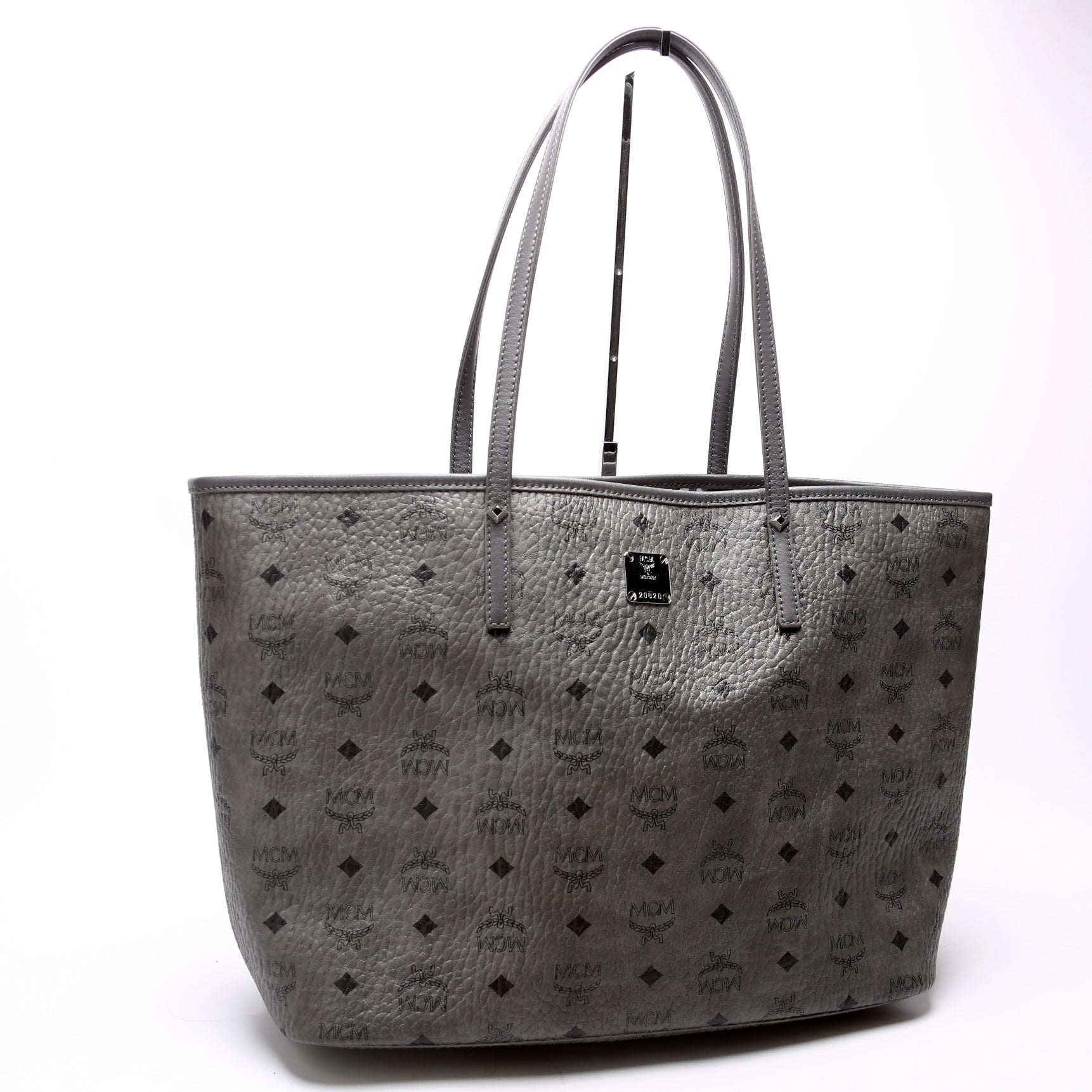 Visetos Reversible Shopper Medium W/Out Pouch Grey