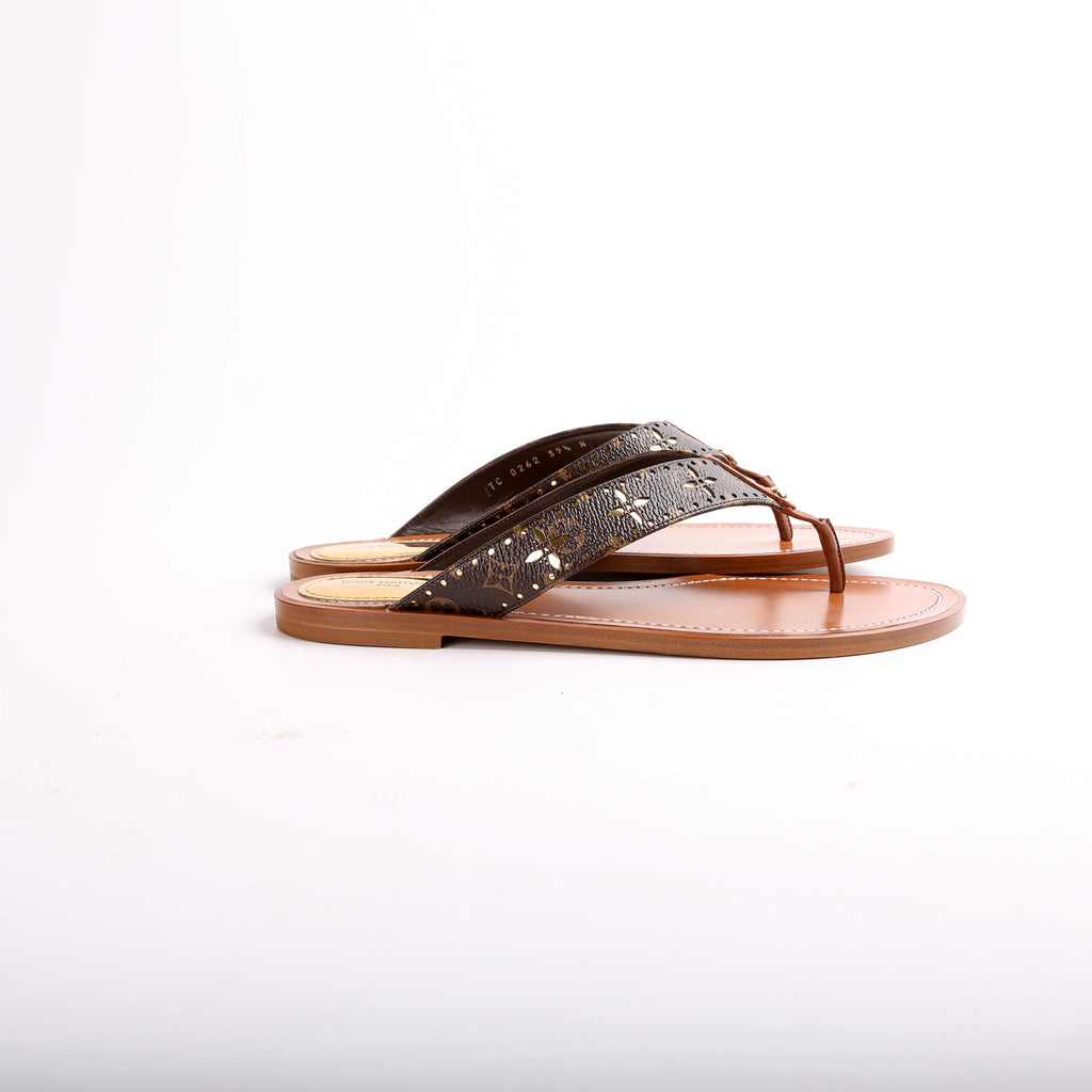 Sunny Flat Thong Sandals Size 39.5