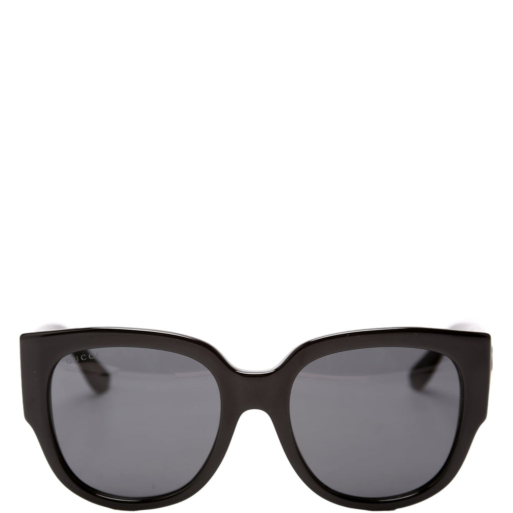 Acetate Square Frame Sunglasses GG0142SA Black