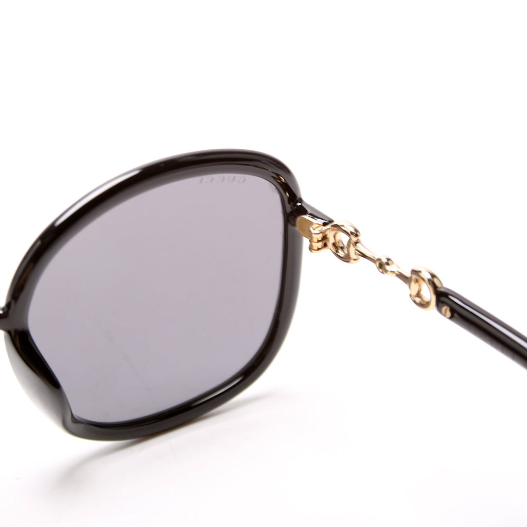 GG0892SA Horsebit Sunglasses Black