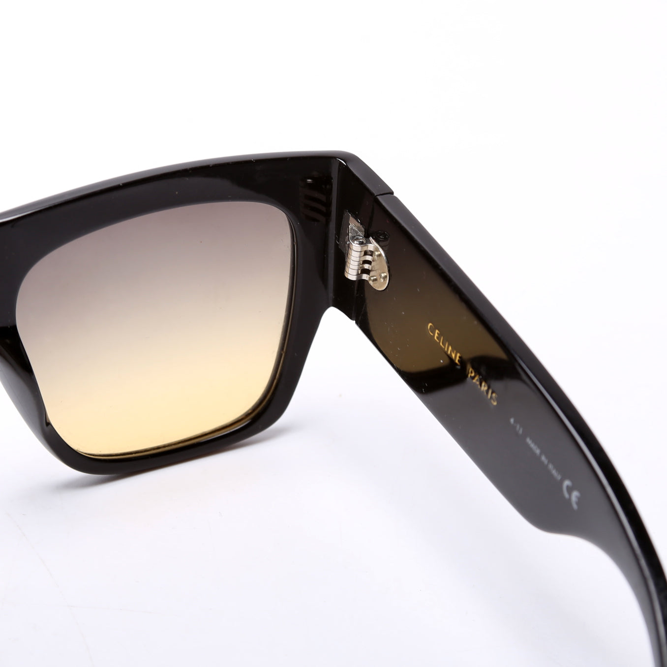 Acetate Rectangular Sunglasses CL4056IN Black