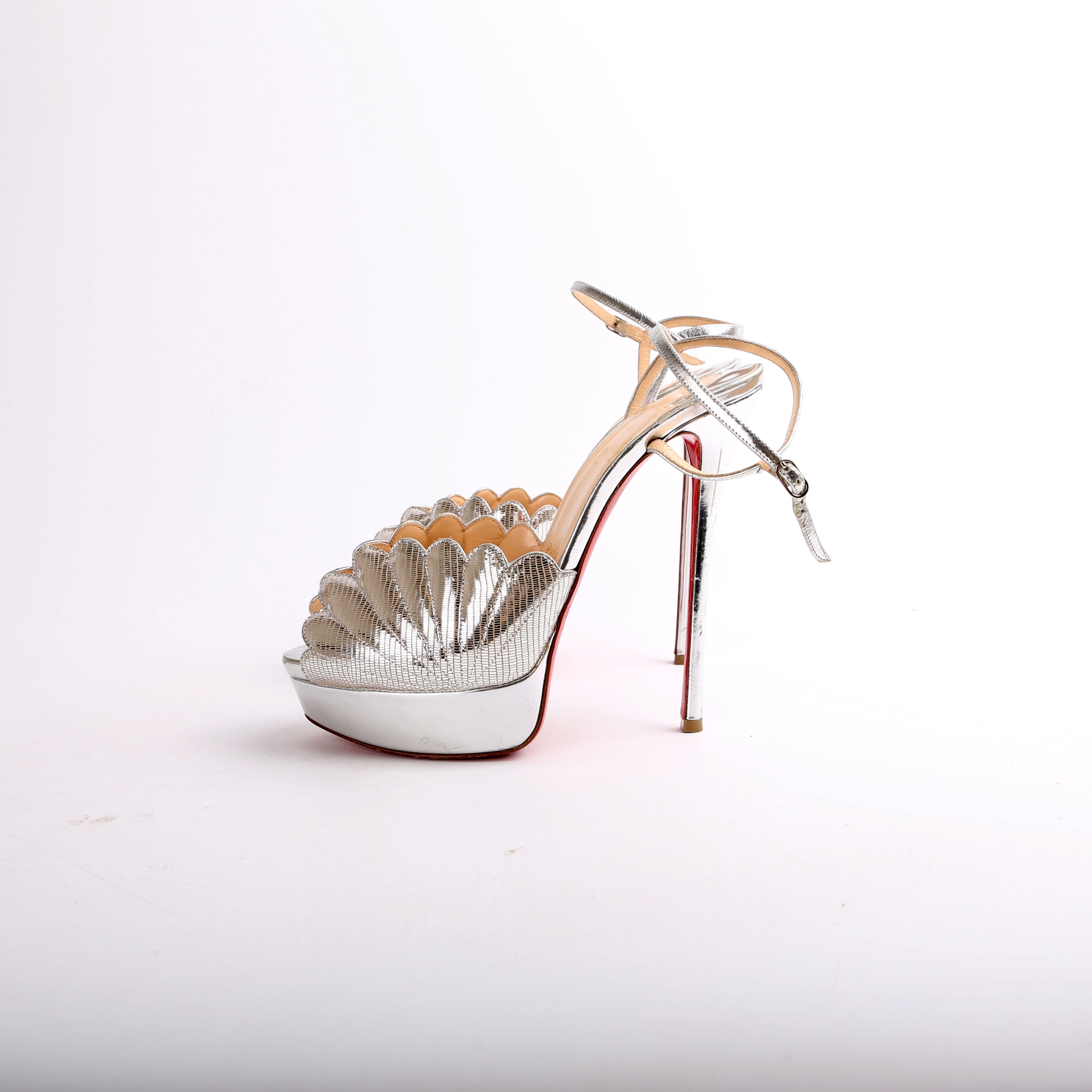 Metallic Botticella Alta 150 Sandals Size 38.5