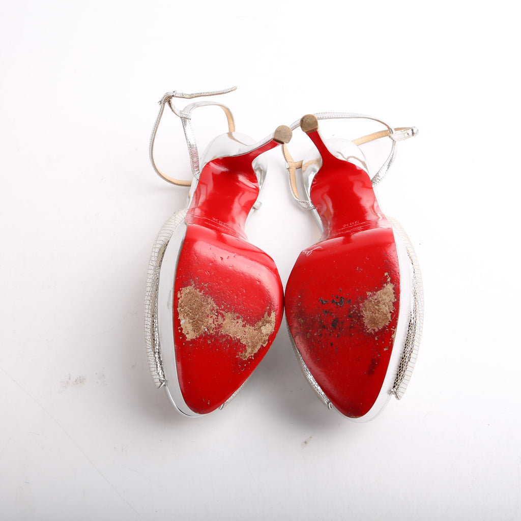 Metallic Botticella Alta 150 Sandals Size 38.5