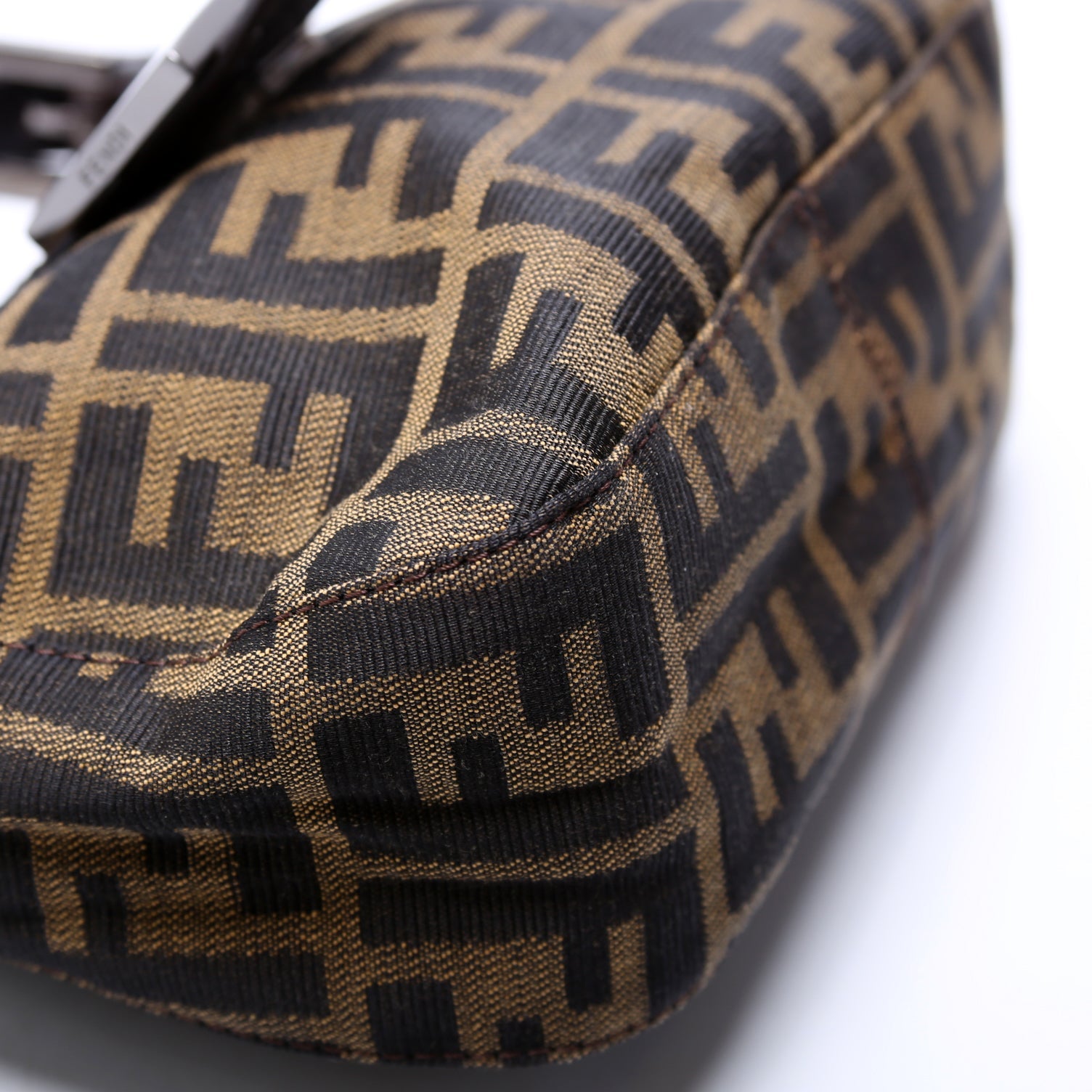 FF Zucca Mini Shoulder Bag Brown
