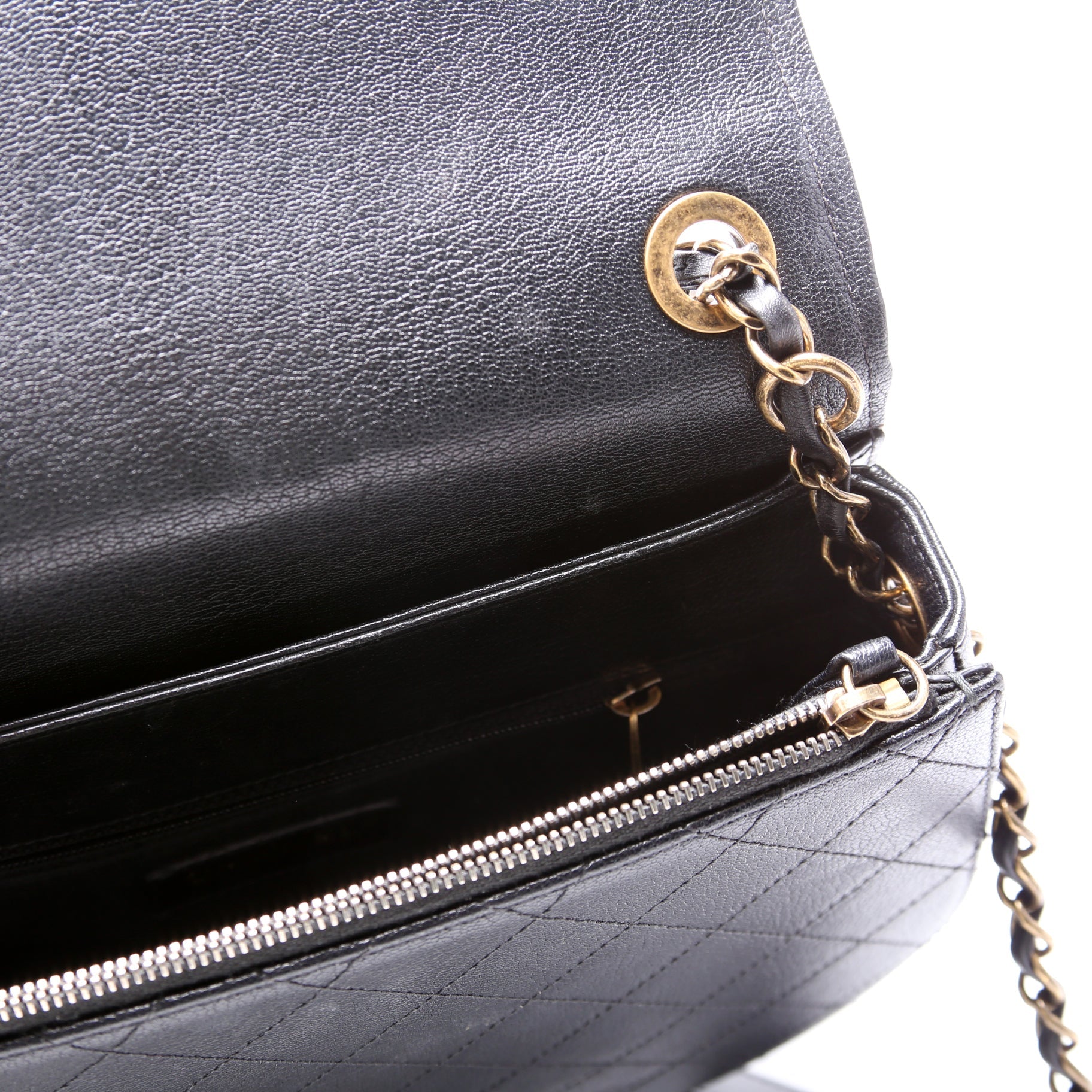 Coco Curve Messenger Small Goatskin/Calfskin 24M Black