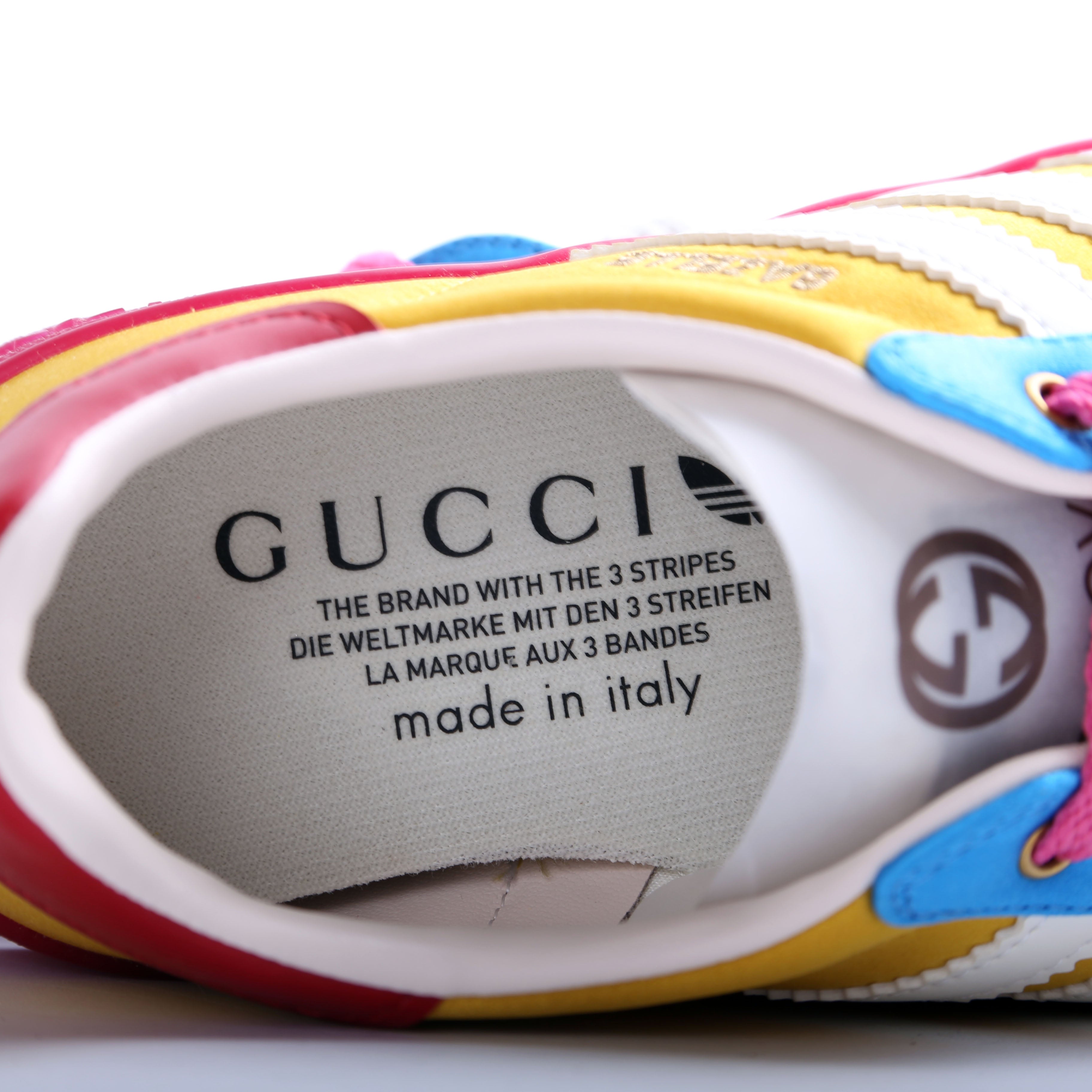 Adidas X Gucci Gazelle Silk Sneakers Size 4