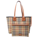 London Check Tote with Pouch Small