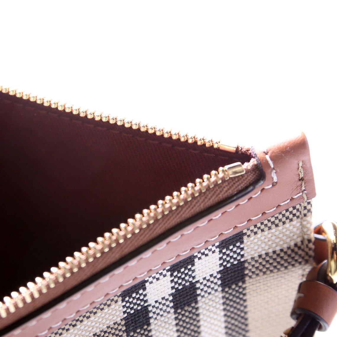 London Check Tote with Pouch Small