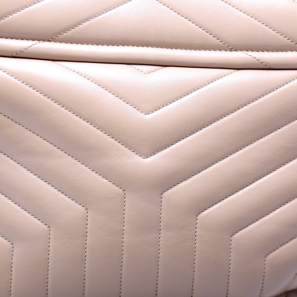 Loulou Satchel Large Beige