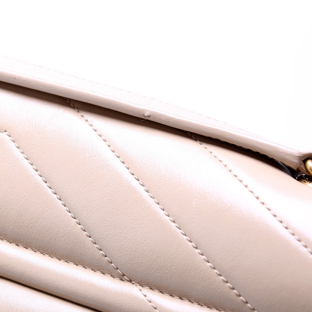 Loulou Satchel Large Beige