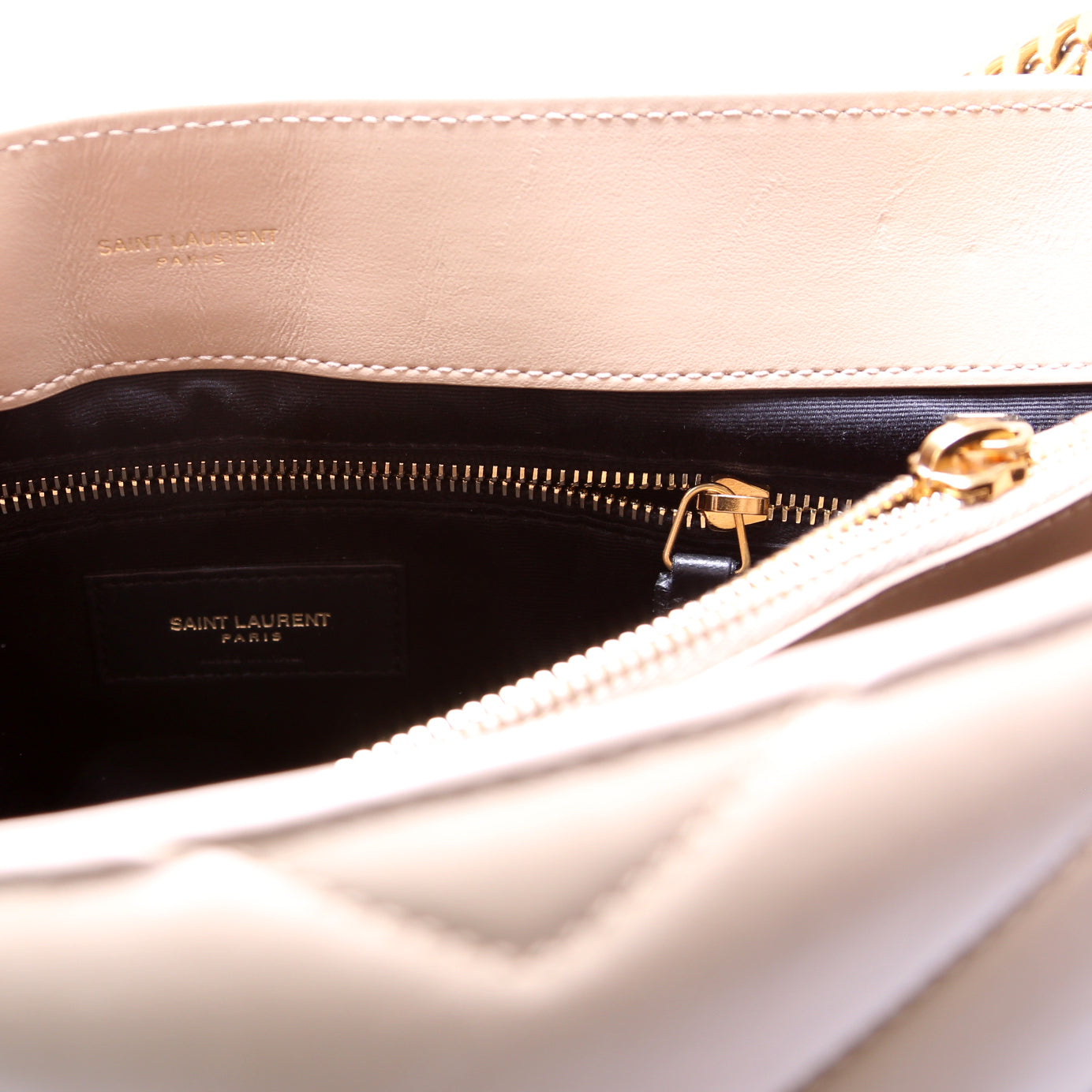 Loulou Satchel Large Beige