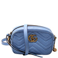448065 Marmont Mini Camera Bag Blue