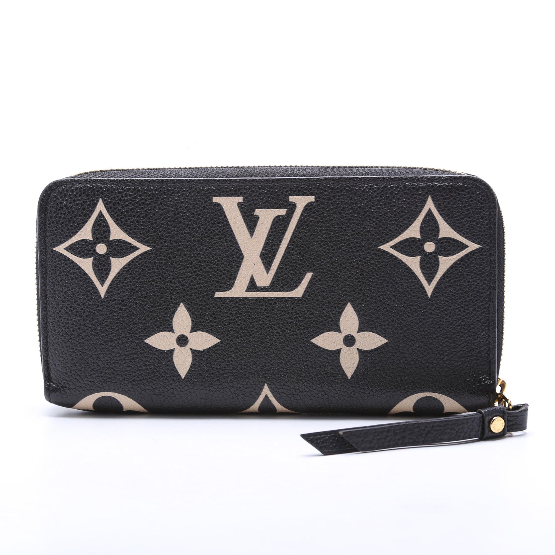 Zippy Wallet Bicolor Empreinte Black/Cream