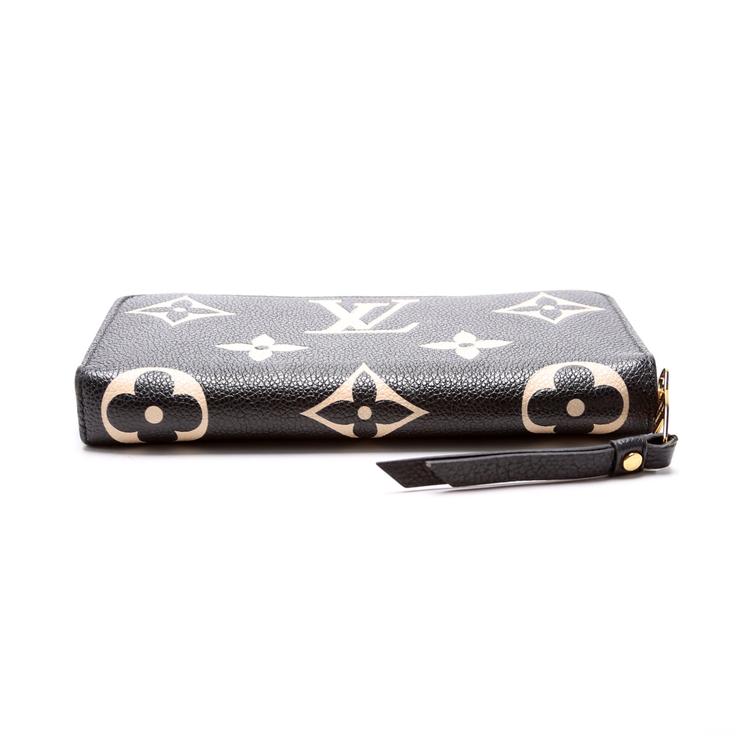 Zippy Wallet Bicolor Empreinte Black/Cream