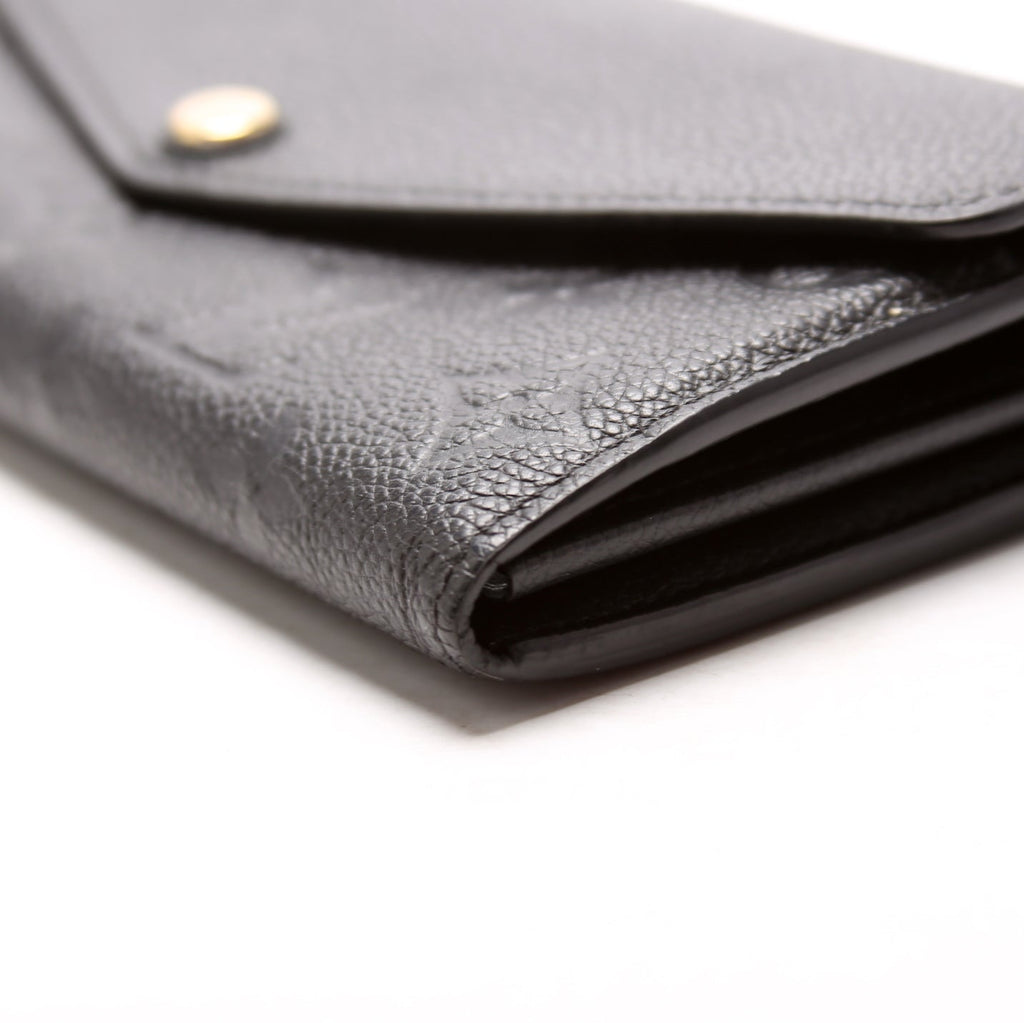 Sarah Wallet Empreinte Black