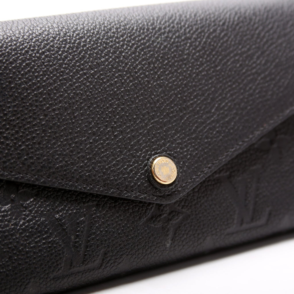 Sarah Wallet Empreinte Black