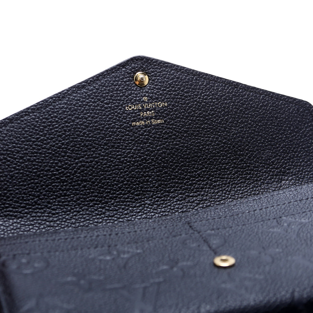 Sarah Wallet Empreinte Black