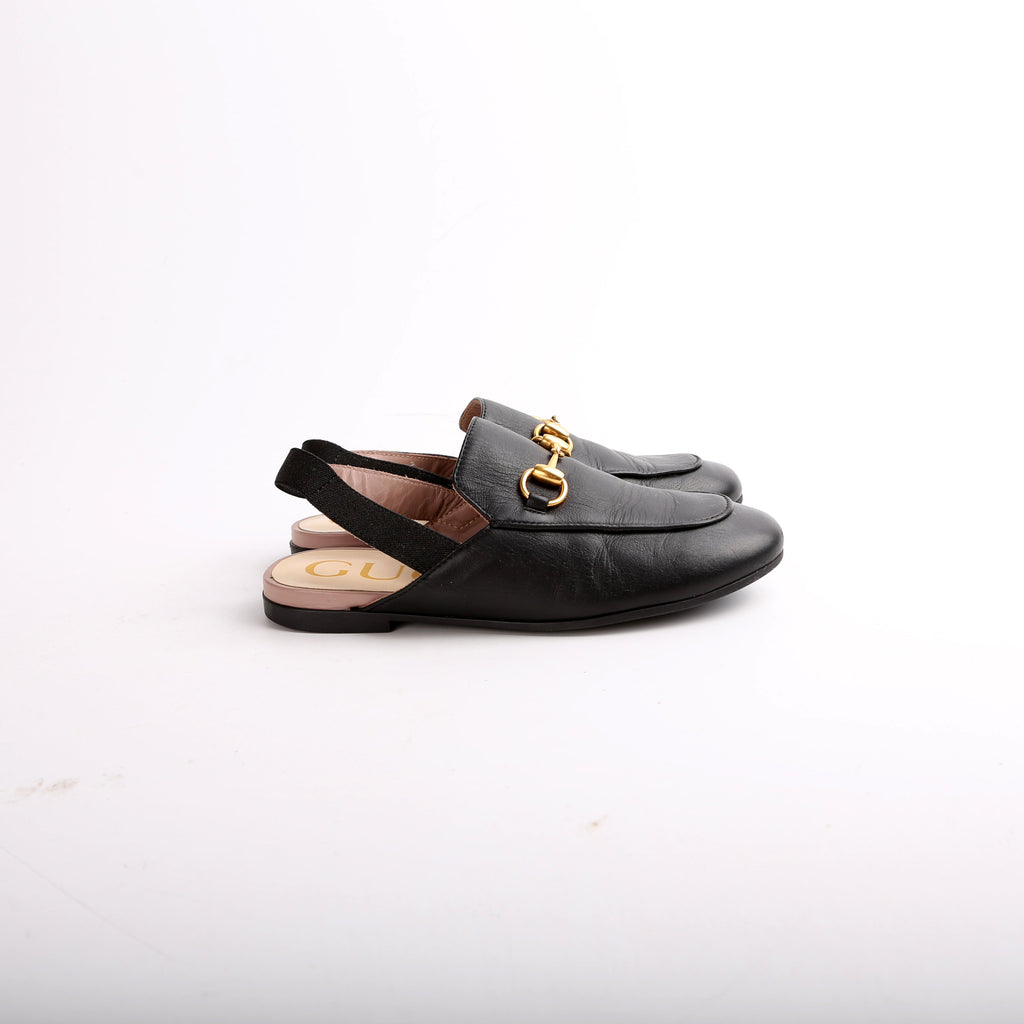 Gucci Princetown Slingback Slide Mules Size 30