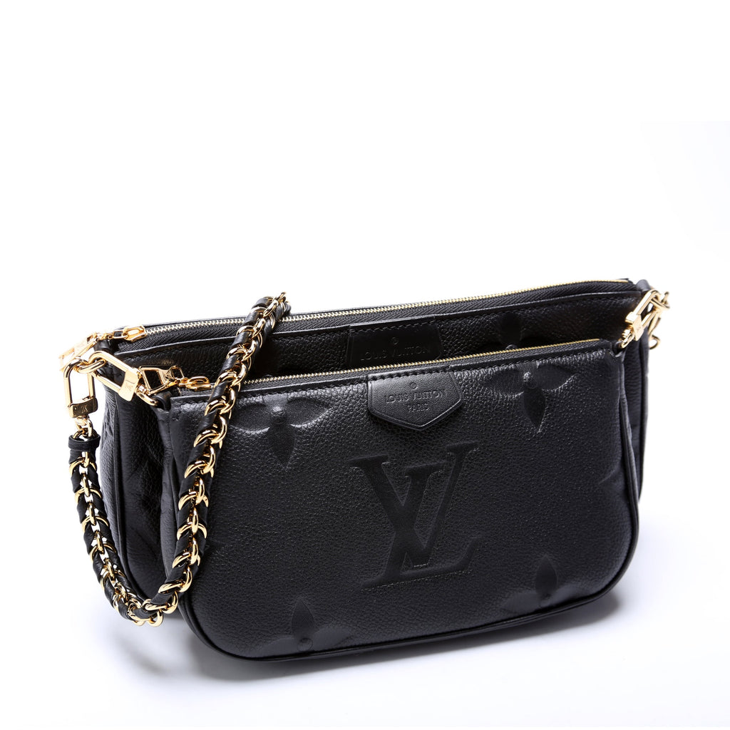 Multi Pochette Empreinte Black