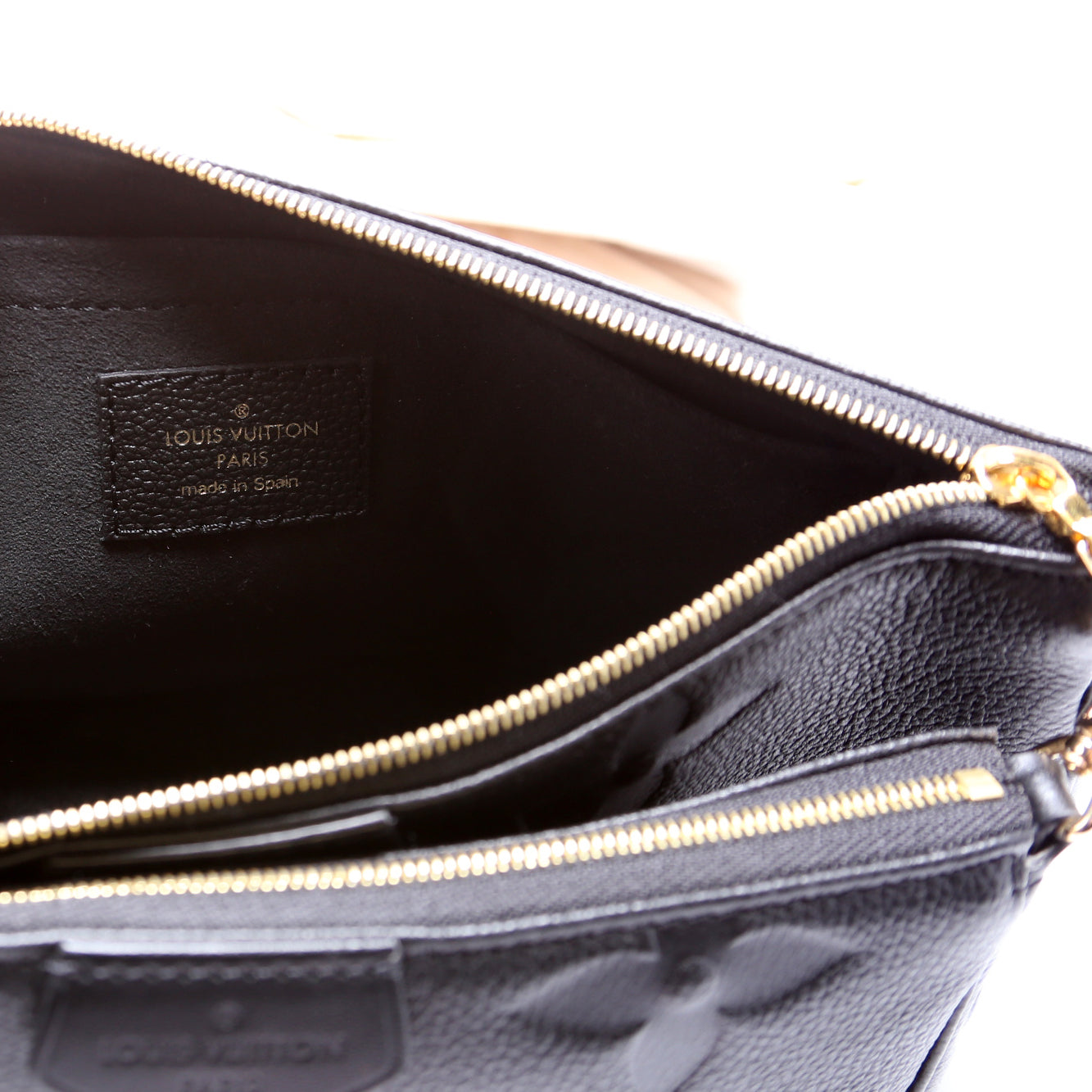 Multi Pochette Empreinte Black