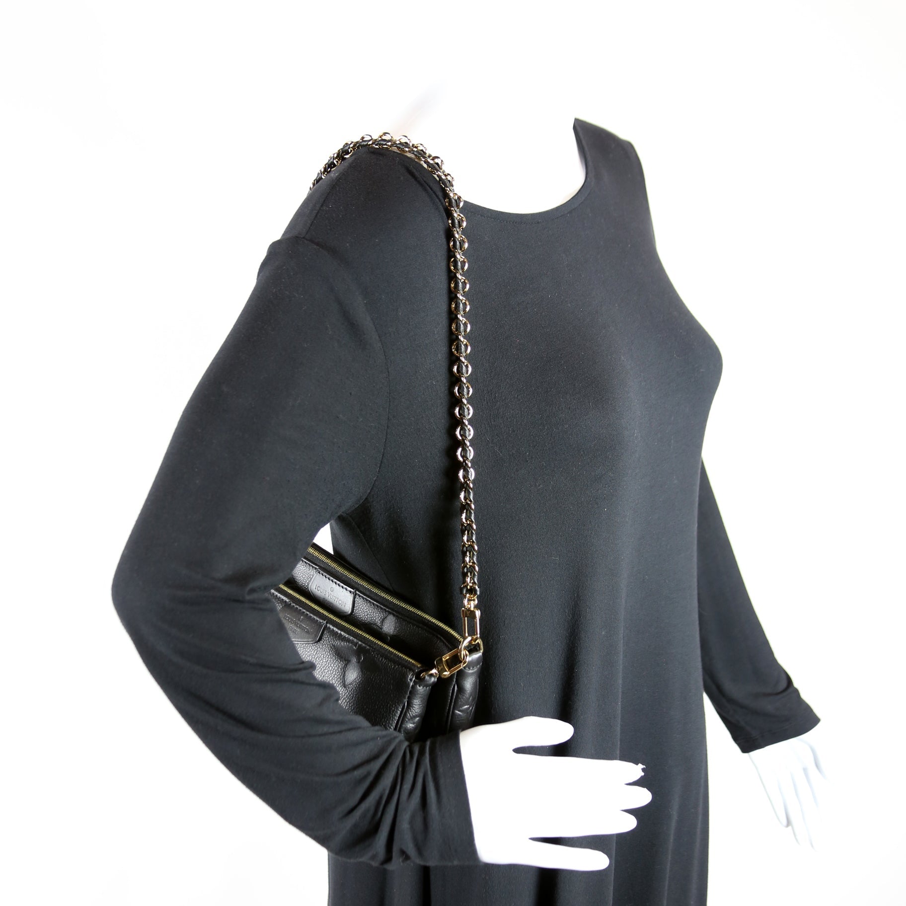Multi Pochette Empreinte Black