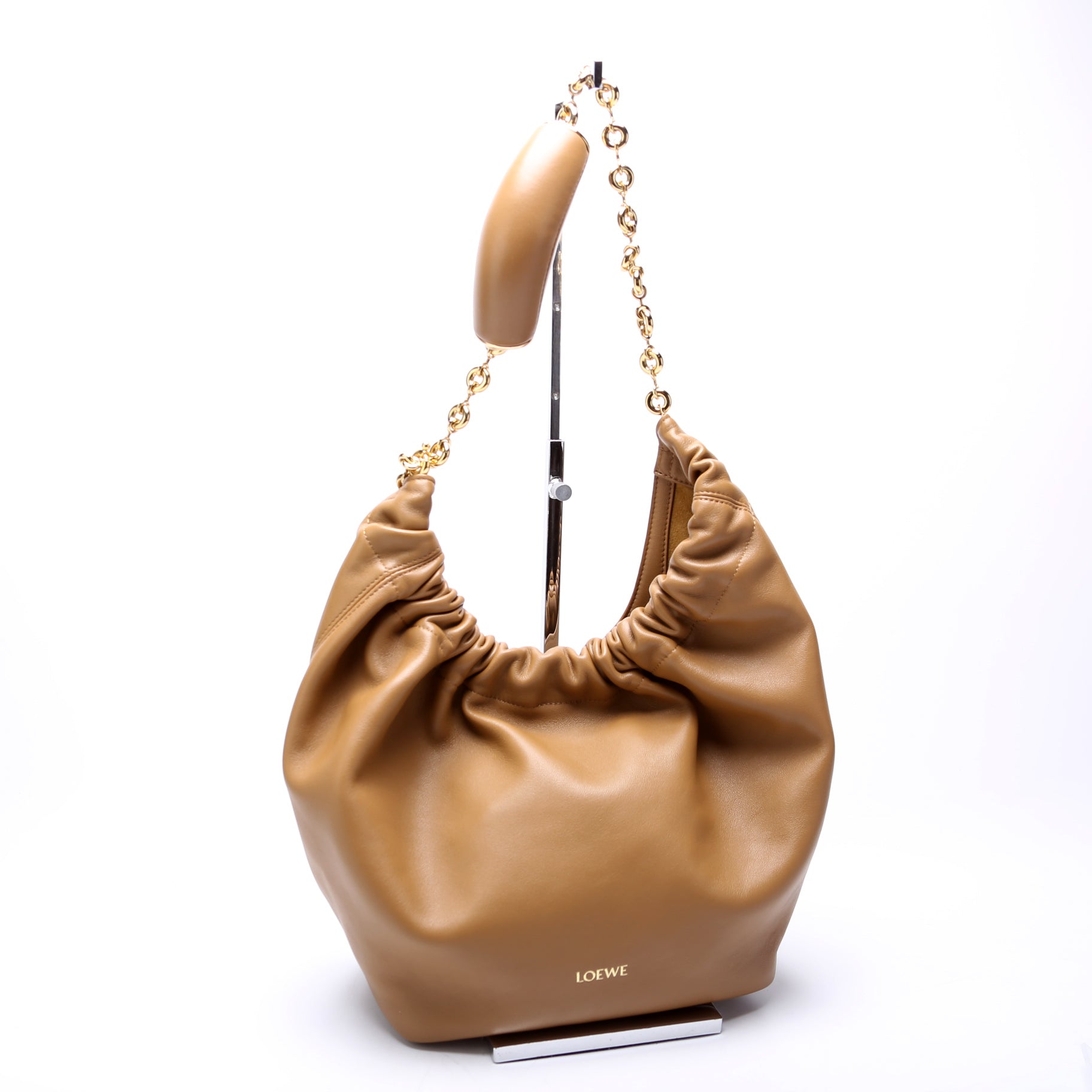 Small Squeeze Bag Nappa Lambskin Tan